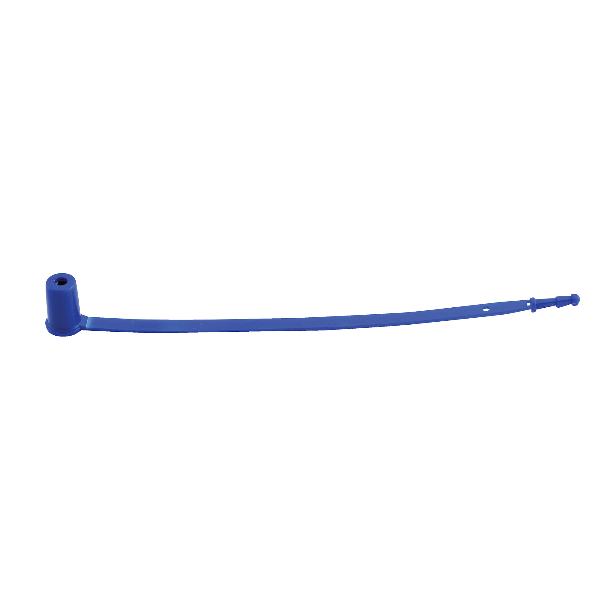 Vestil Polypropylene Security Seal - 0.875in. Height, Blue, Model# SECS-F7-BL